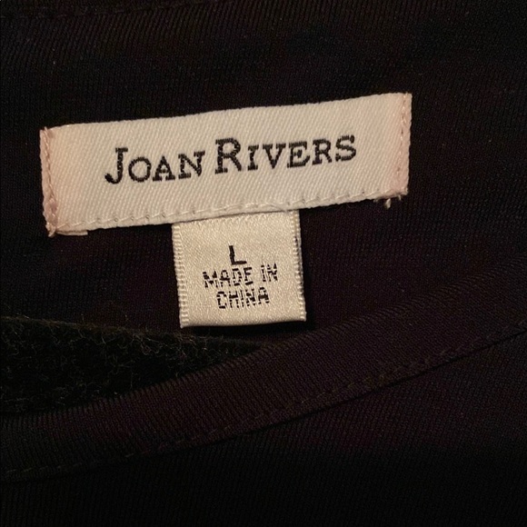 Joan Rivers Wrapped in Elegance - Black Faux Wrap KneeLength Dress Zip Back - Picture 9 of 11